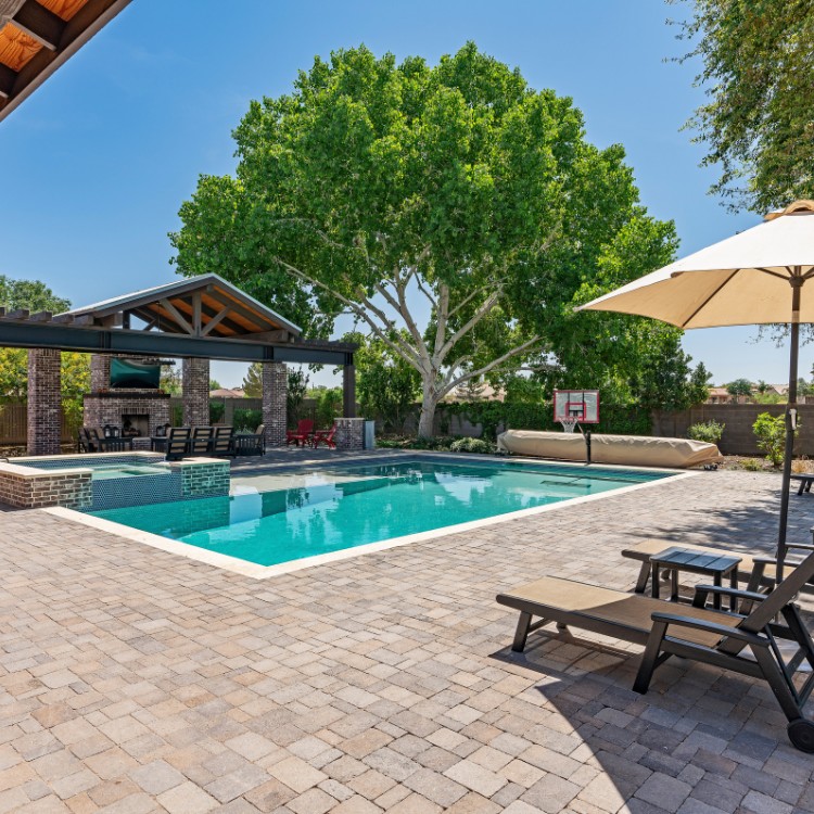 Pavers and turf in Frisco, TX